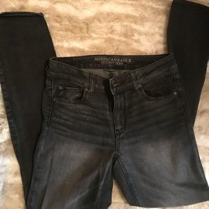 Faded Black American Eagle Jeans